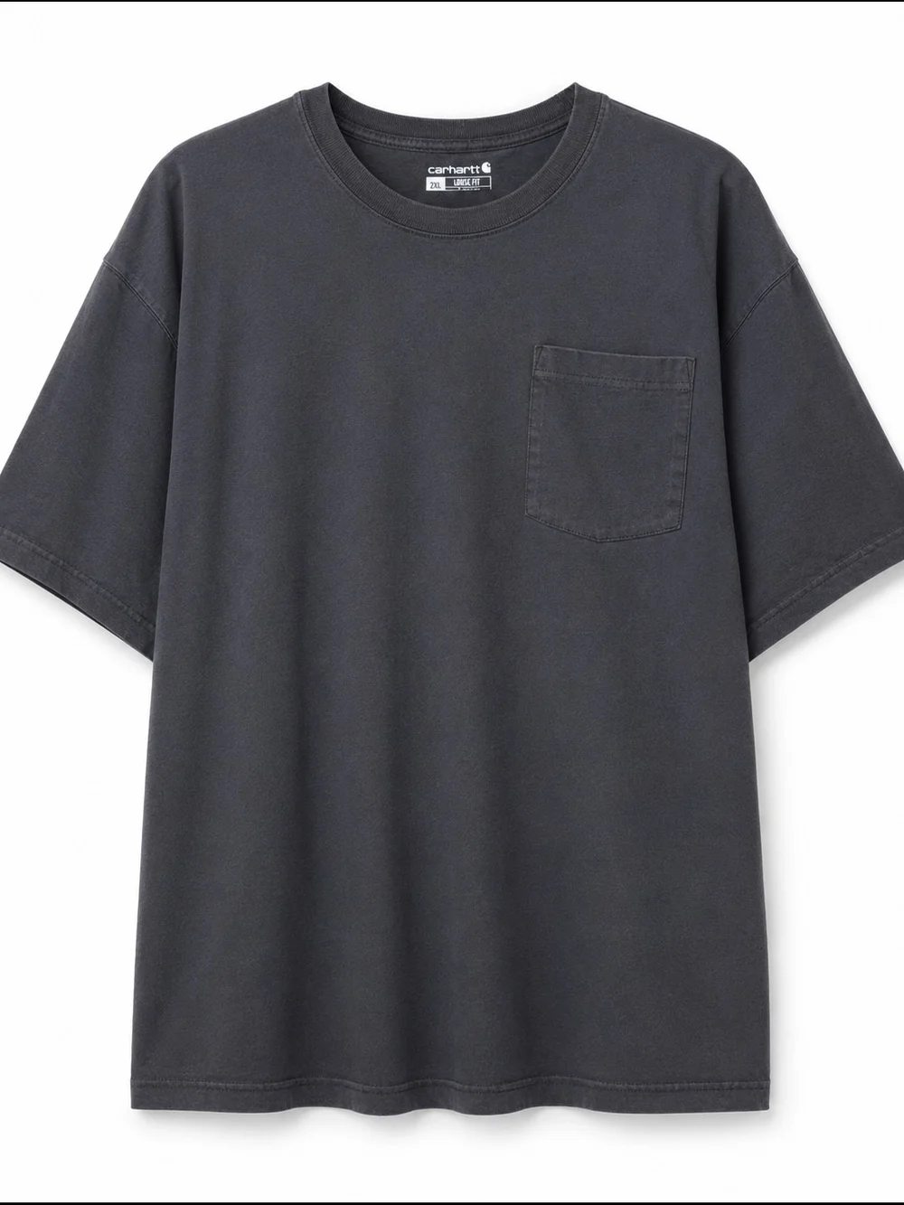 Carhartt Men's Short Sleeve Pocket Tee - Charcoal Gray